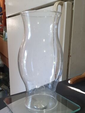 Clear Glass Hurricane Vase - Home Accents